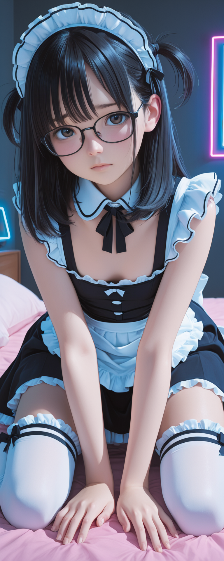 眼鏡・貧乳・辛辣 | の人気AIイラスト・グラビア