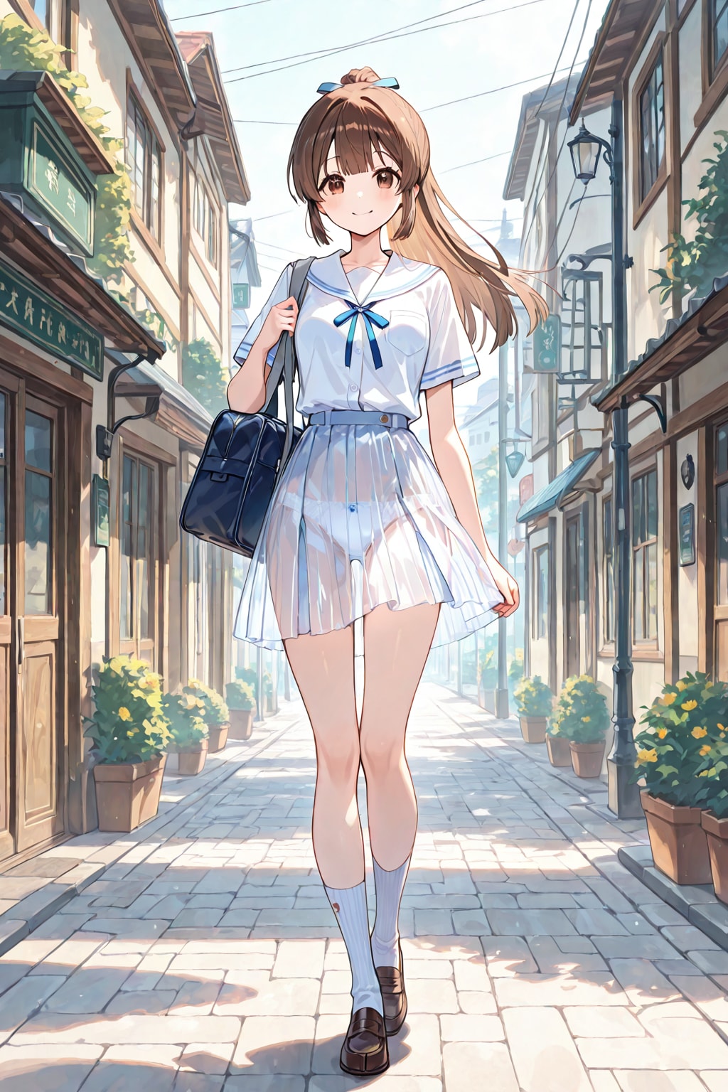 透明感のあるNEWセーラー服