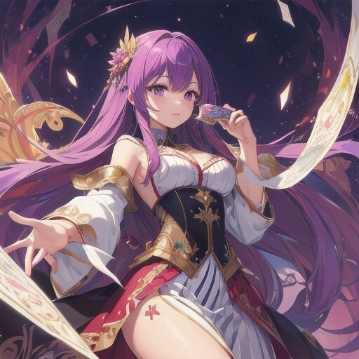 紫髪の魔法使い様