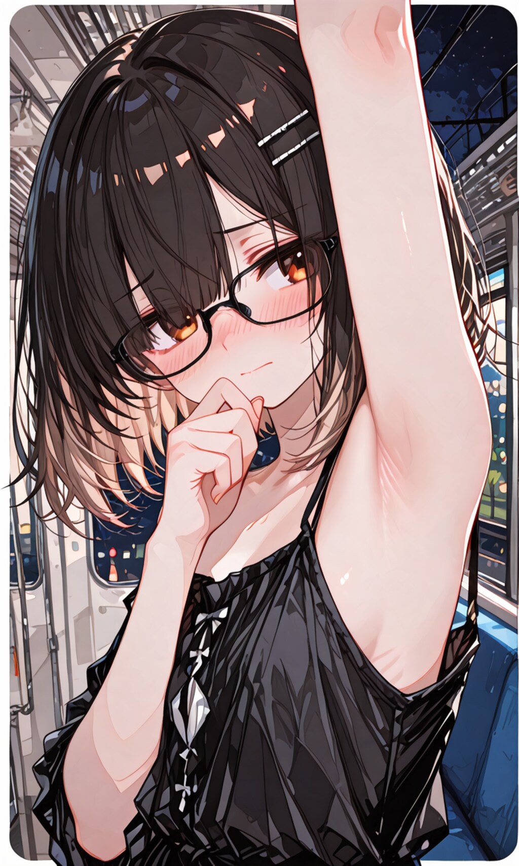 電車の中
