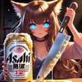 ビールが好きで好きで壊したくなる女の子 2枚目