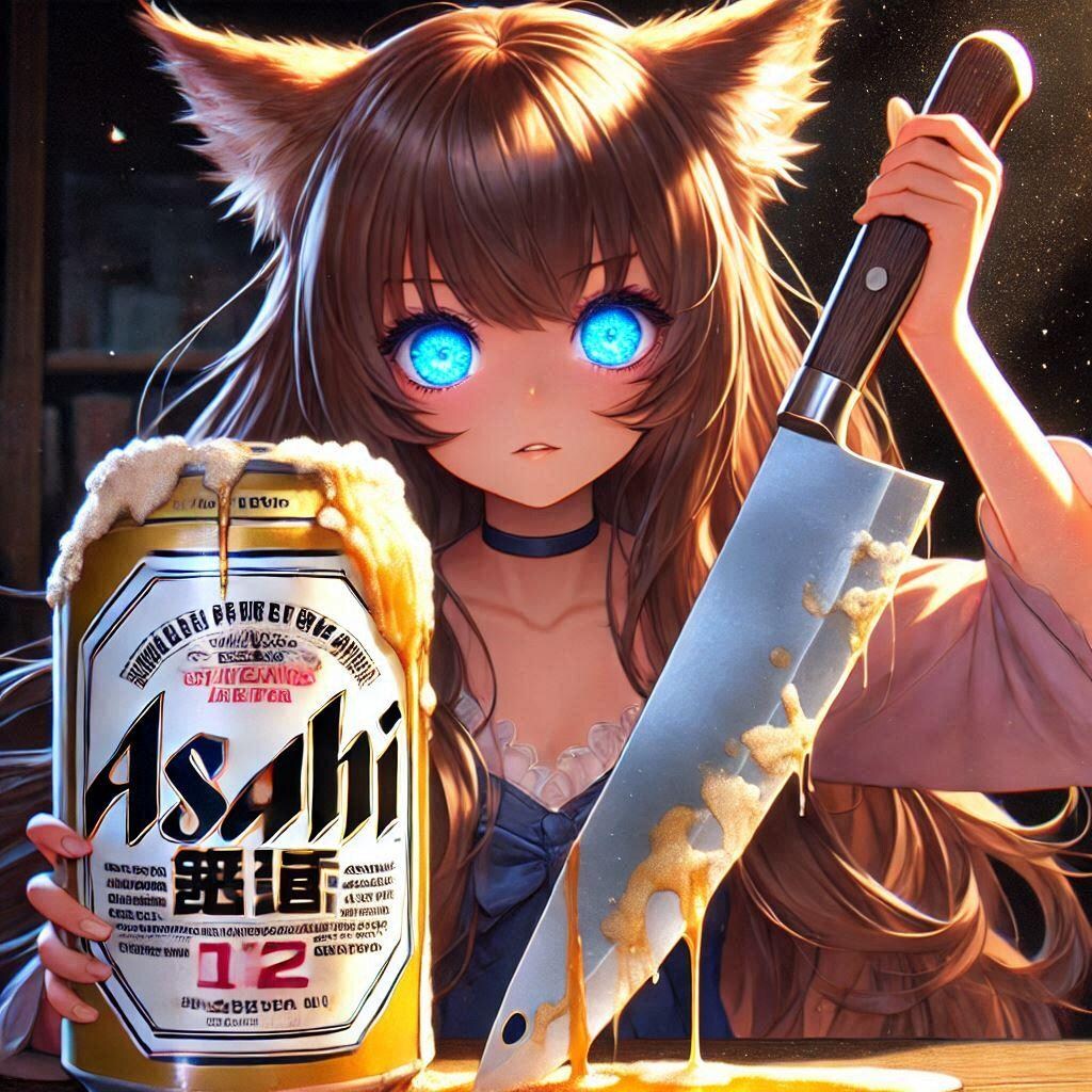 ビールが好きで好きで壊したくなる女の子
