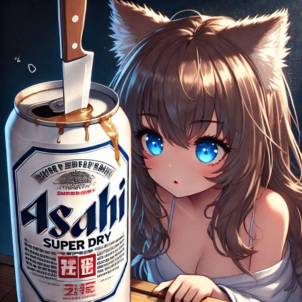 ビールが好きで好きで壊したくなる女の子