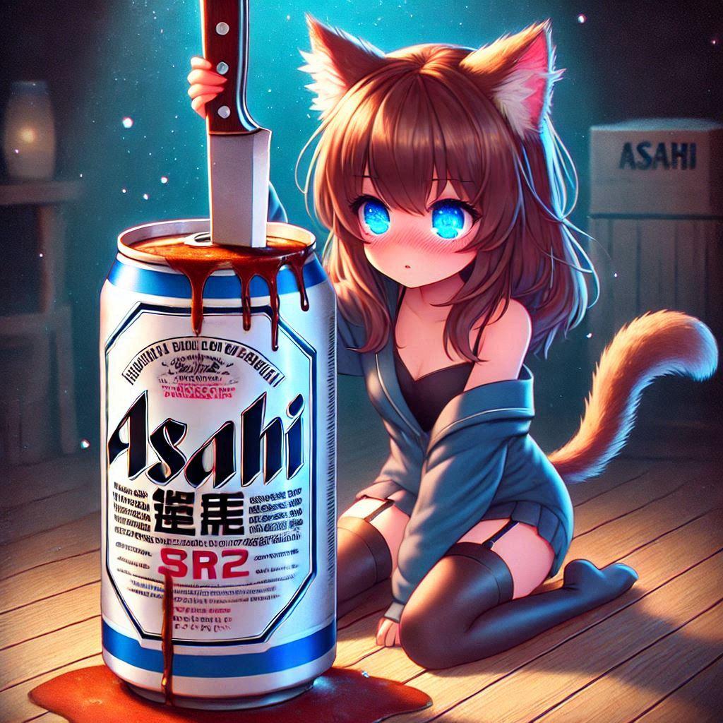 ビールが好きで好きで壊したくなる女の子