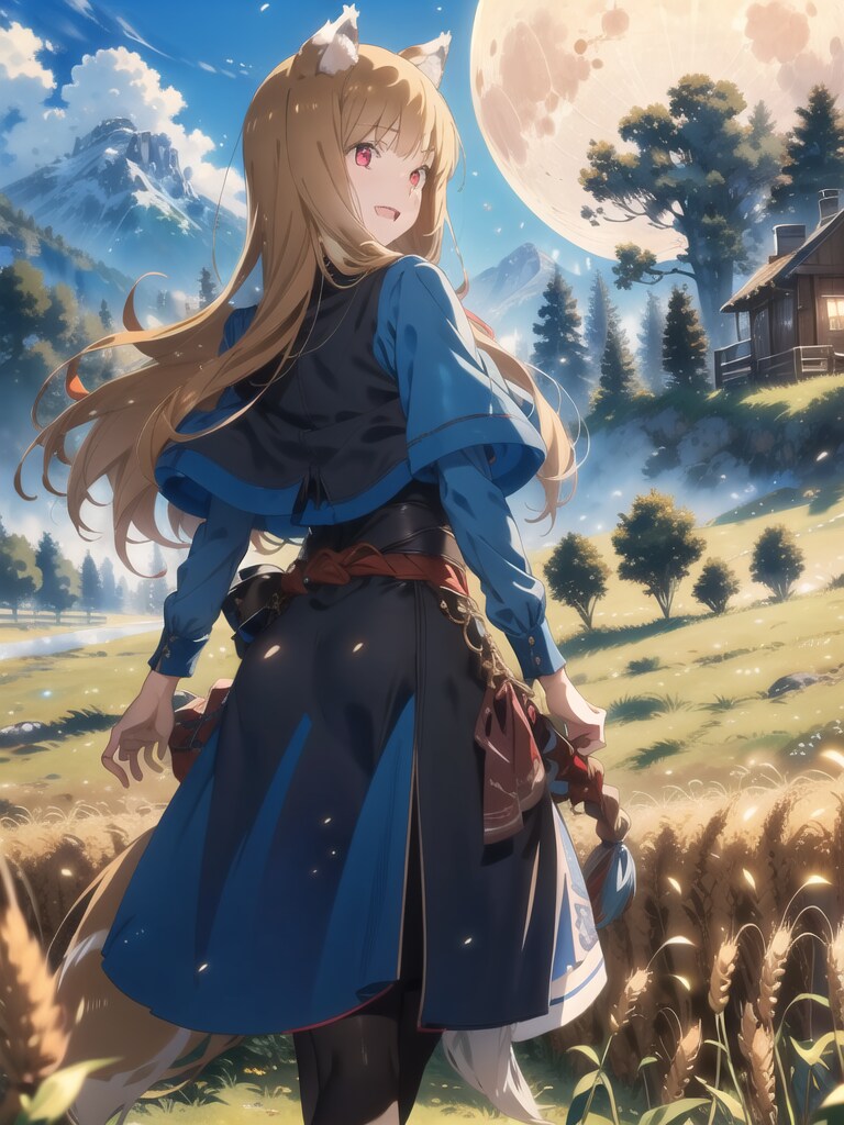 月下の賢狼
