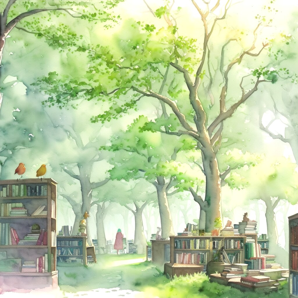 森の中の本屋さん