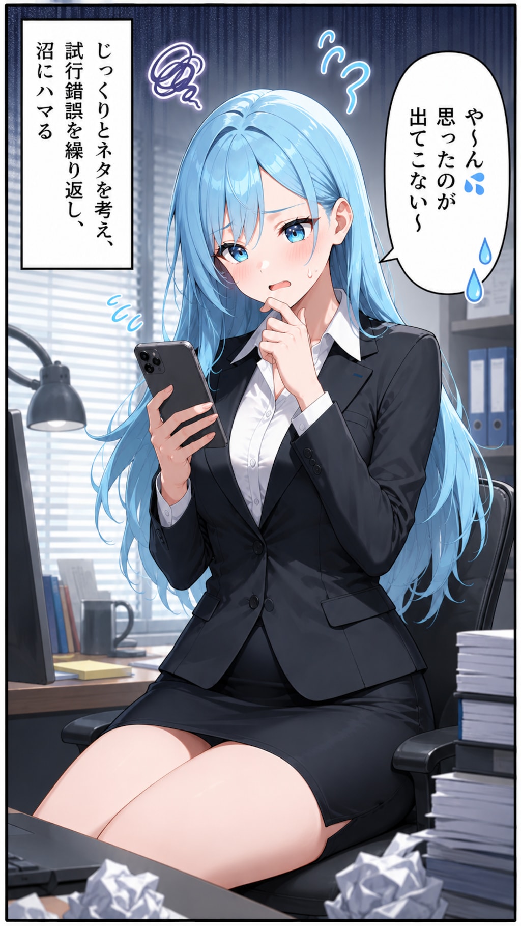 4コマ漫画「ちちぷいあるある３」