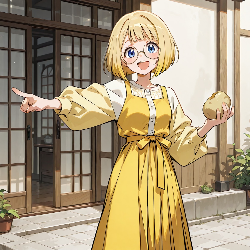 「あそこで拾いました」と指をさすミッシェルさん