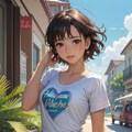“Flirt in the Tropics” ― 夏の陽射しとスカートと ― 3枚目