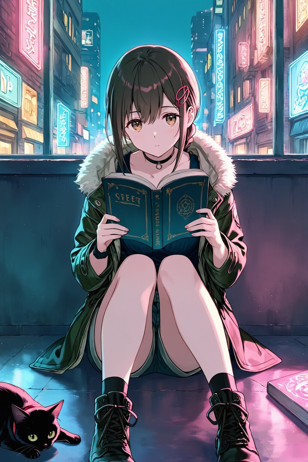 黒猫と彼女