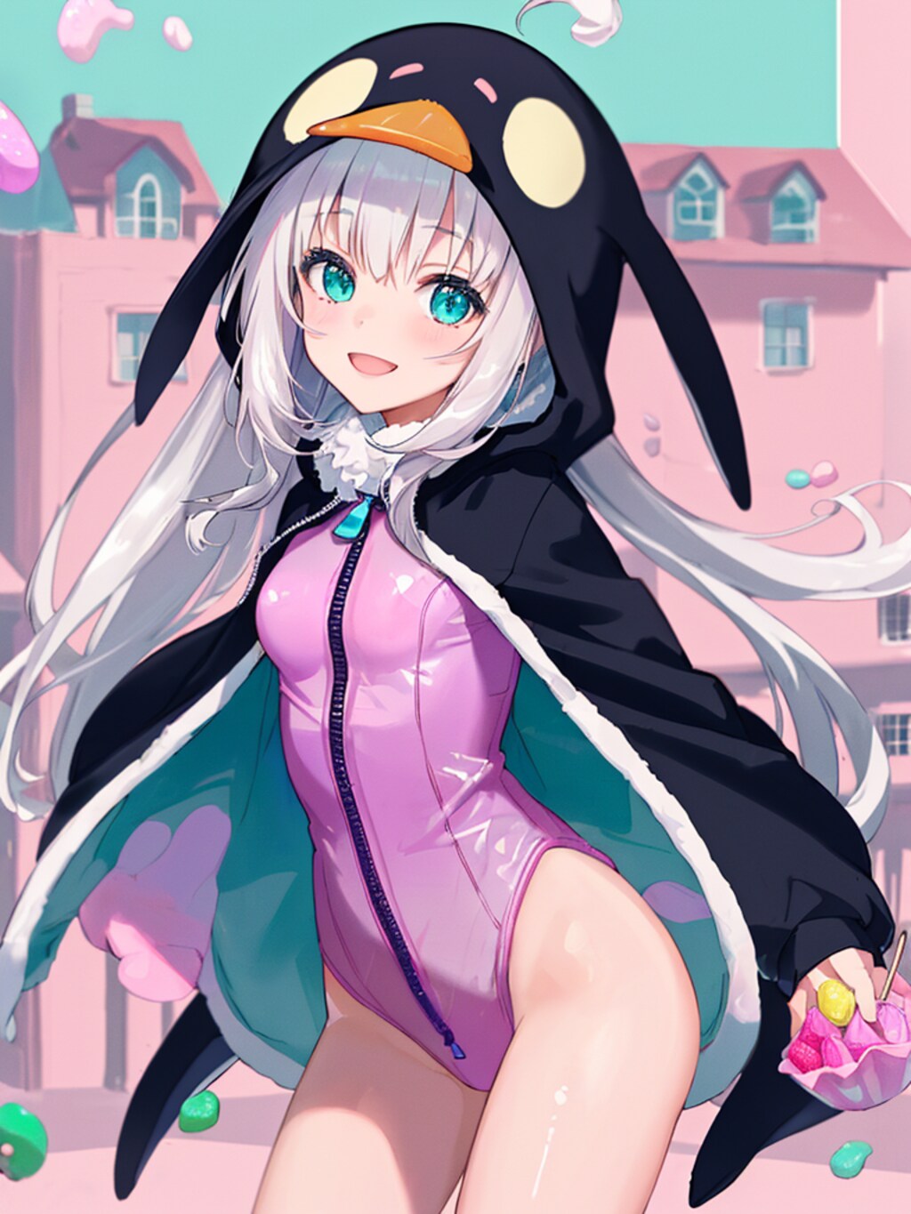 ペンギンポンチョです。仲間です。