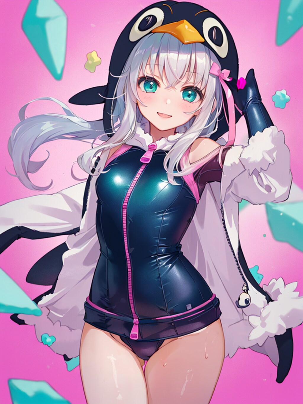 ペンギンポンチョです。仲間です。