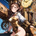 スチームパンク仕様のレオタード美少女 2枚目