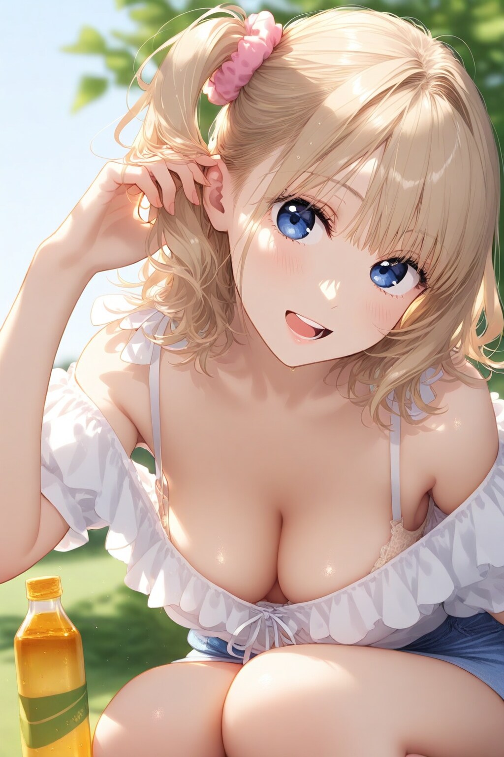 サイドポニーブロンドちゃん♡