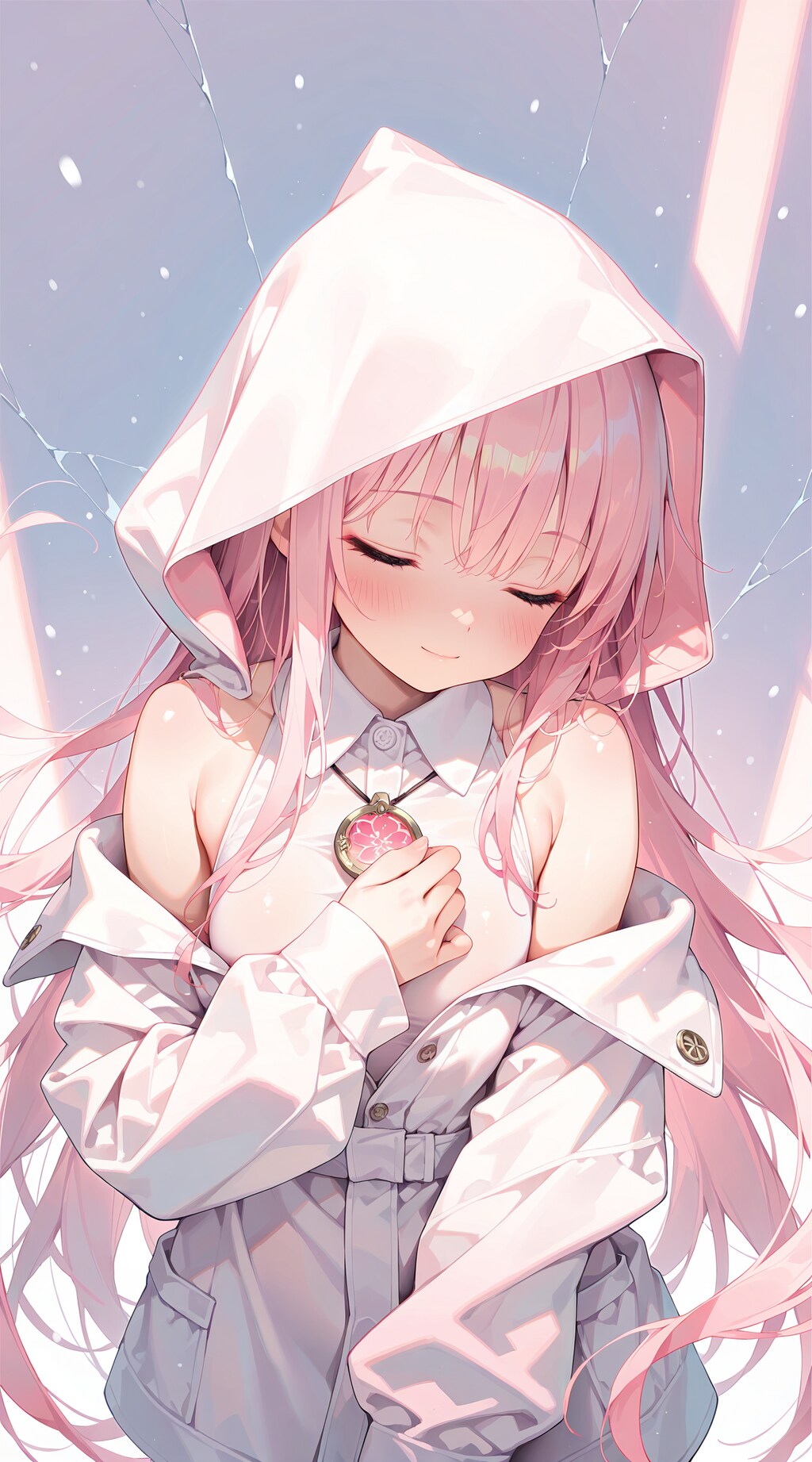 上着は肩落としで 2