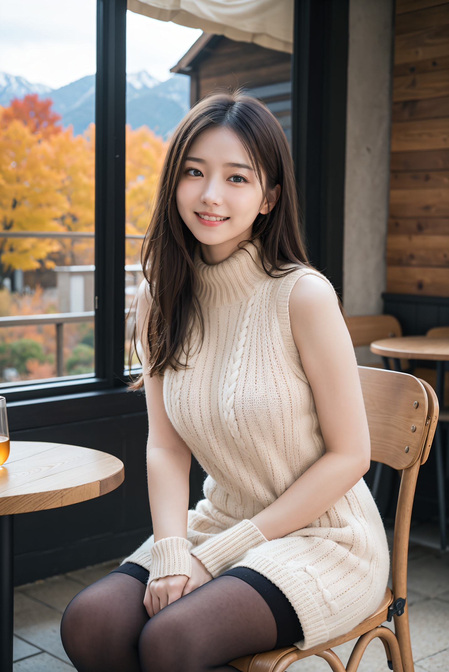 紅葉とセーター | の人気AIイラスト・グラビア