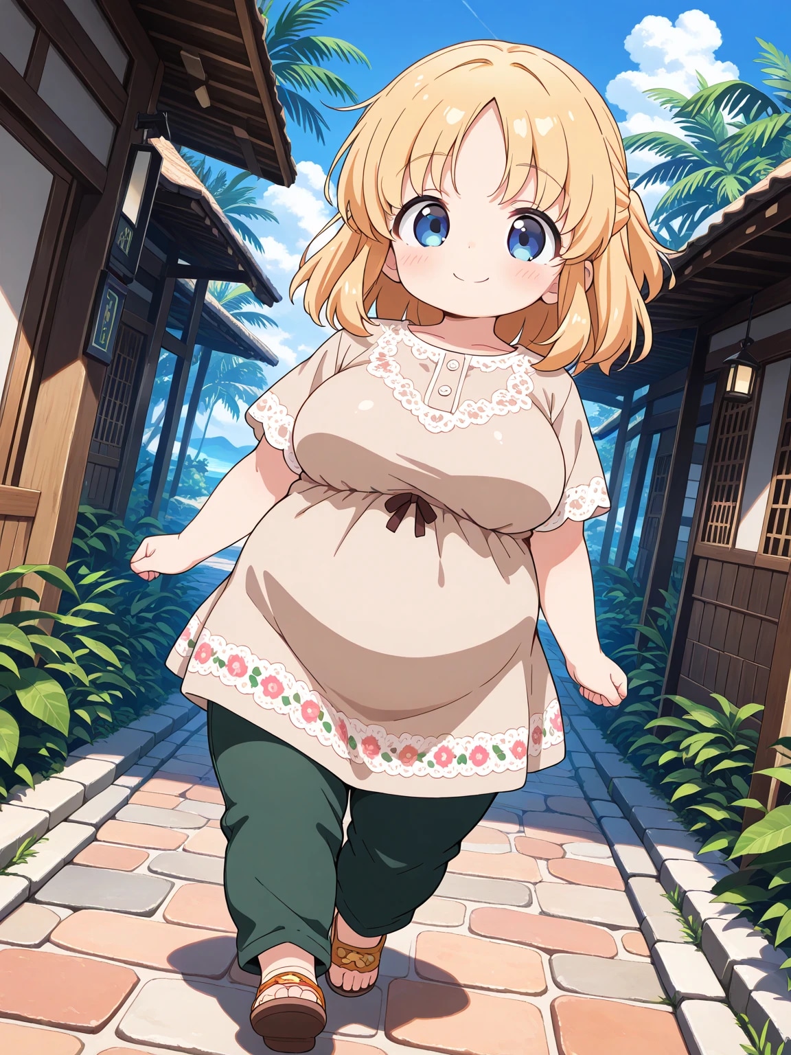 リゾート地のまりあちゃん