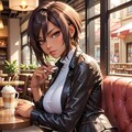 喫茶店で会った褐色お姉さん 7枚目