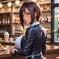 喫茶店で会った褐色お姉さん 2枚目