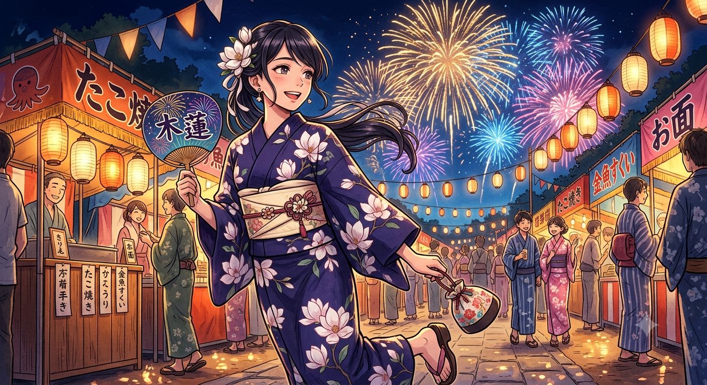 No.474 木蓮さんの夏祭り