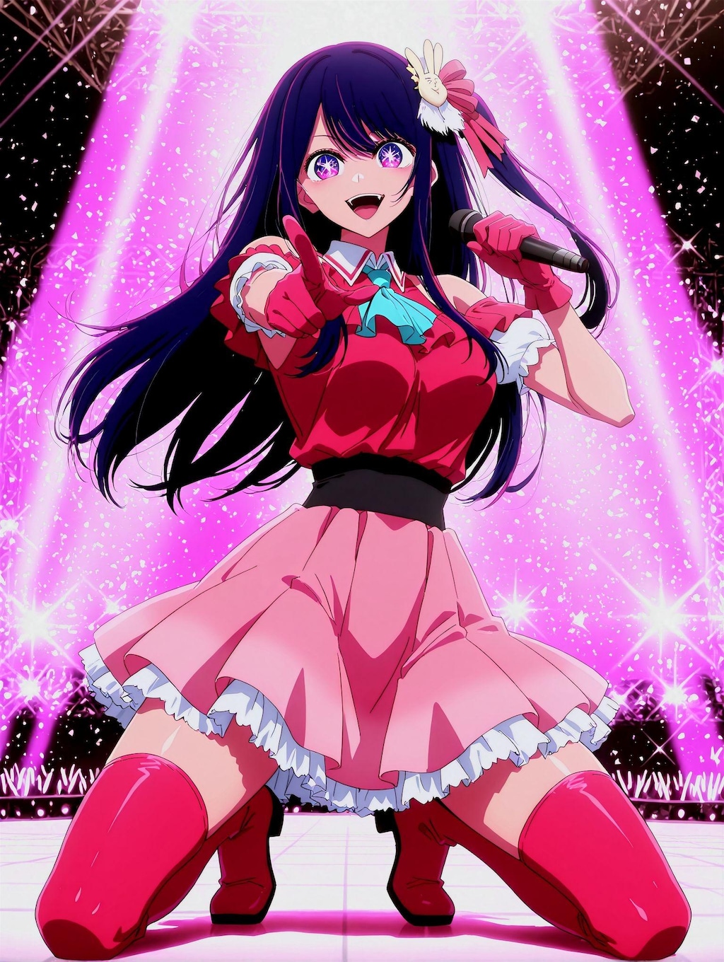 星野アイ×指差し