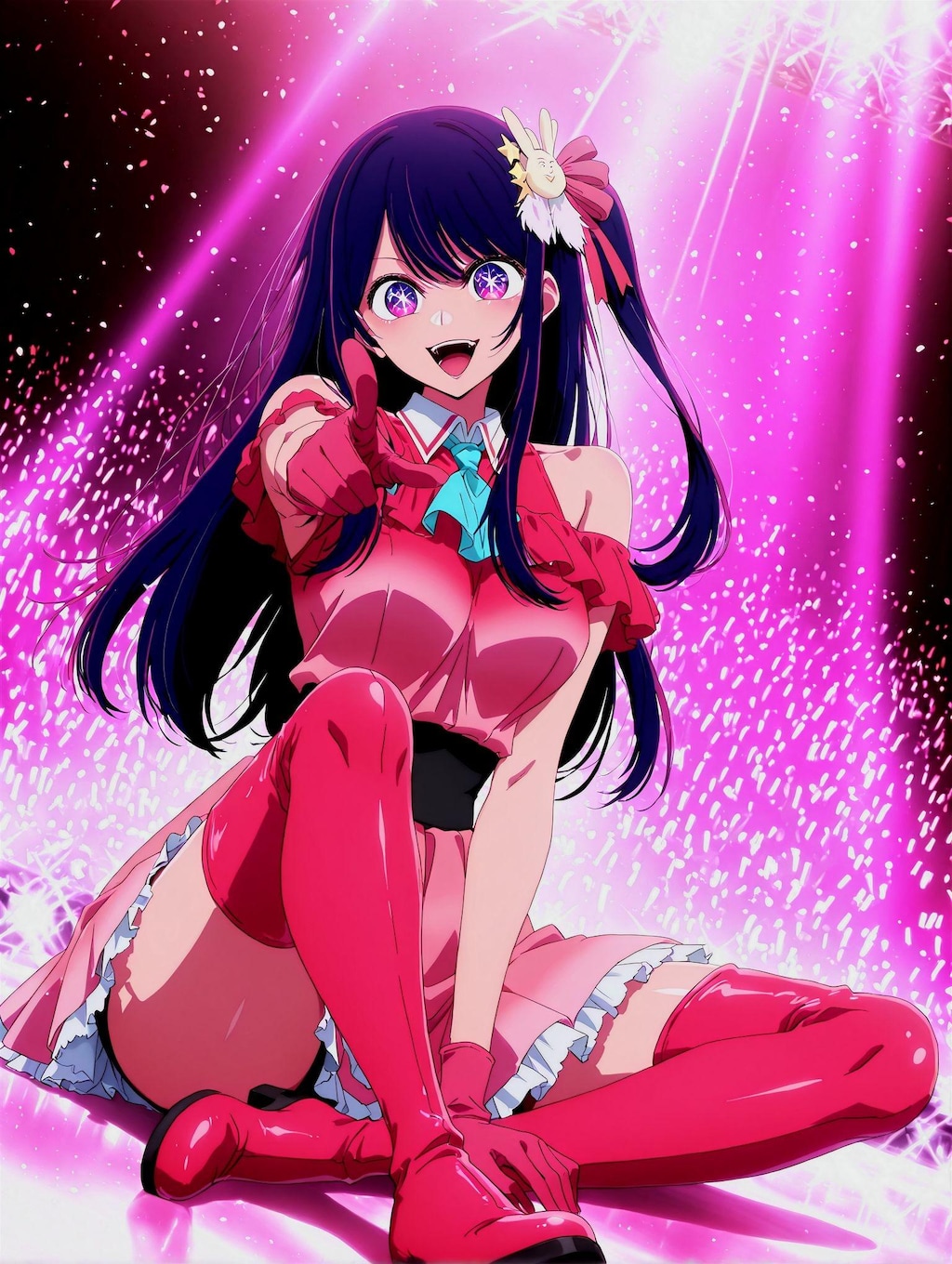 星野アイ×指差し