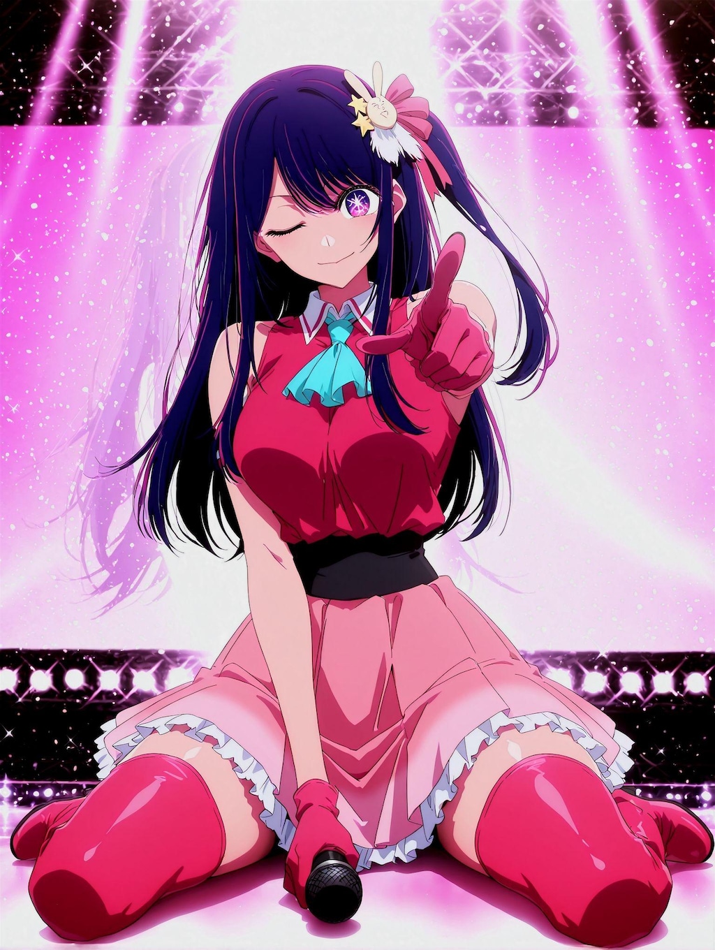 星野アイ×指差し