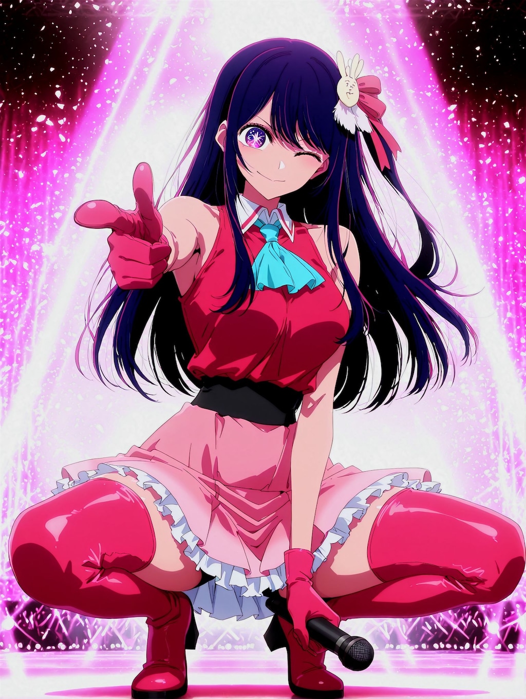 星野アイ×指差し