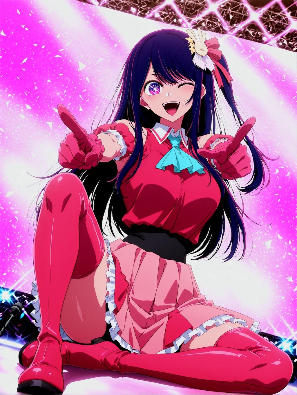 星野アイ×指差し