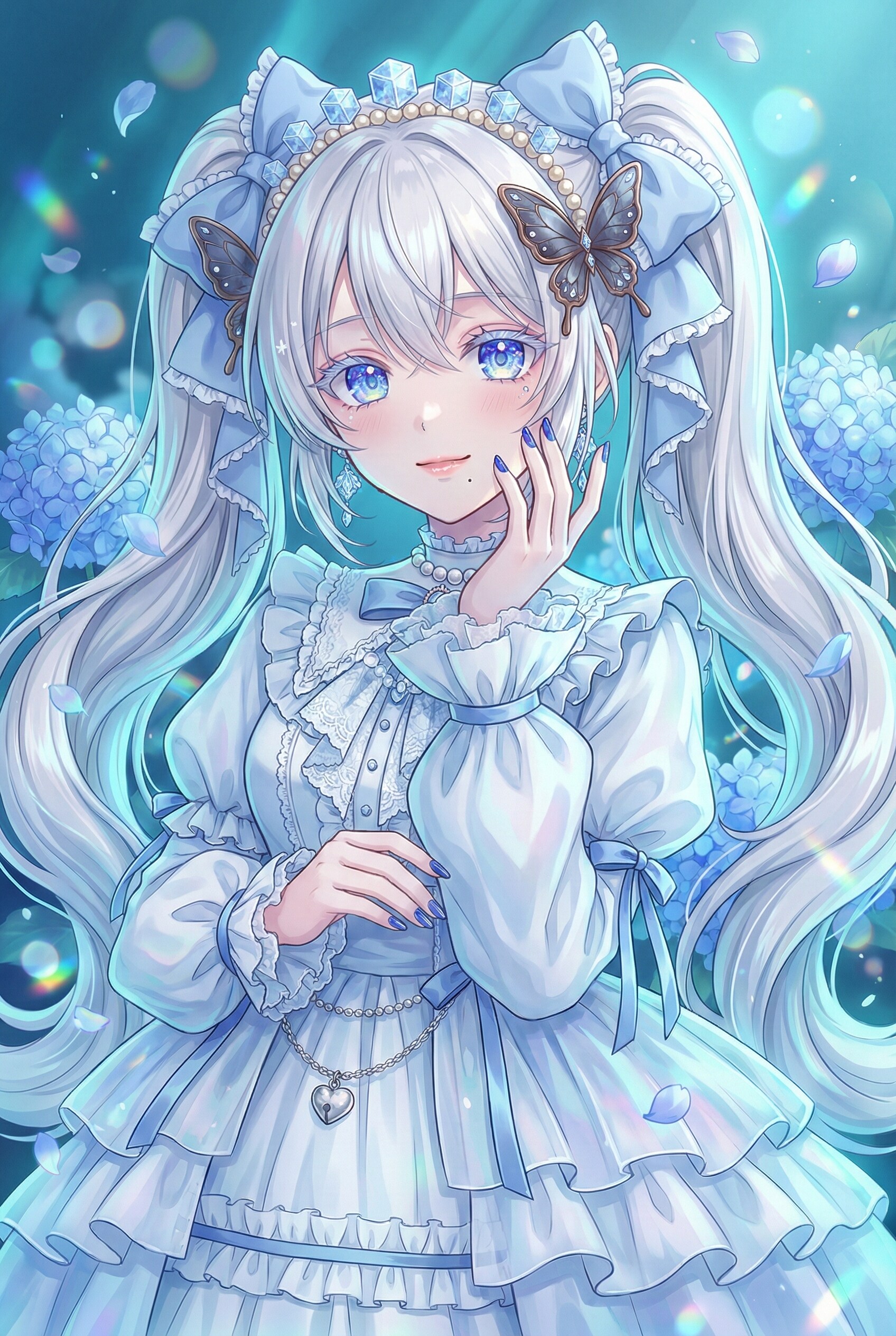 蒼月水晶の夢蝶姫