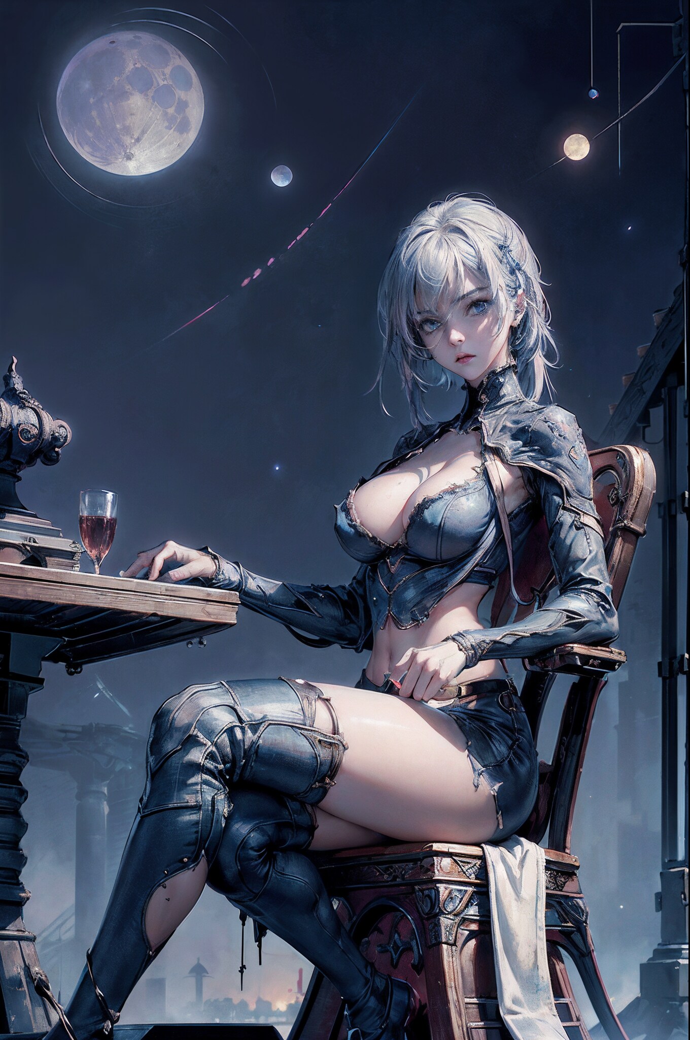 cyberpank lady -座-