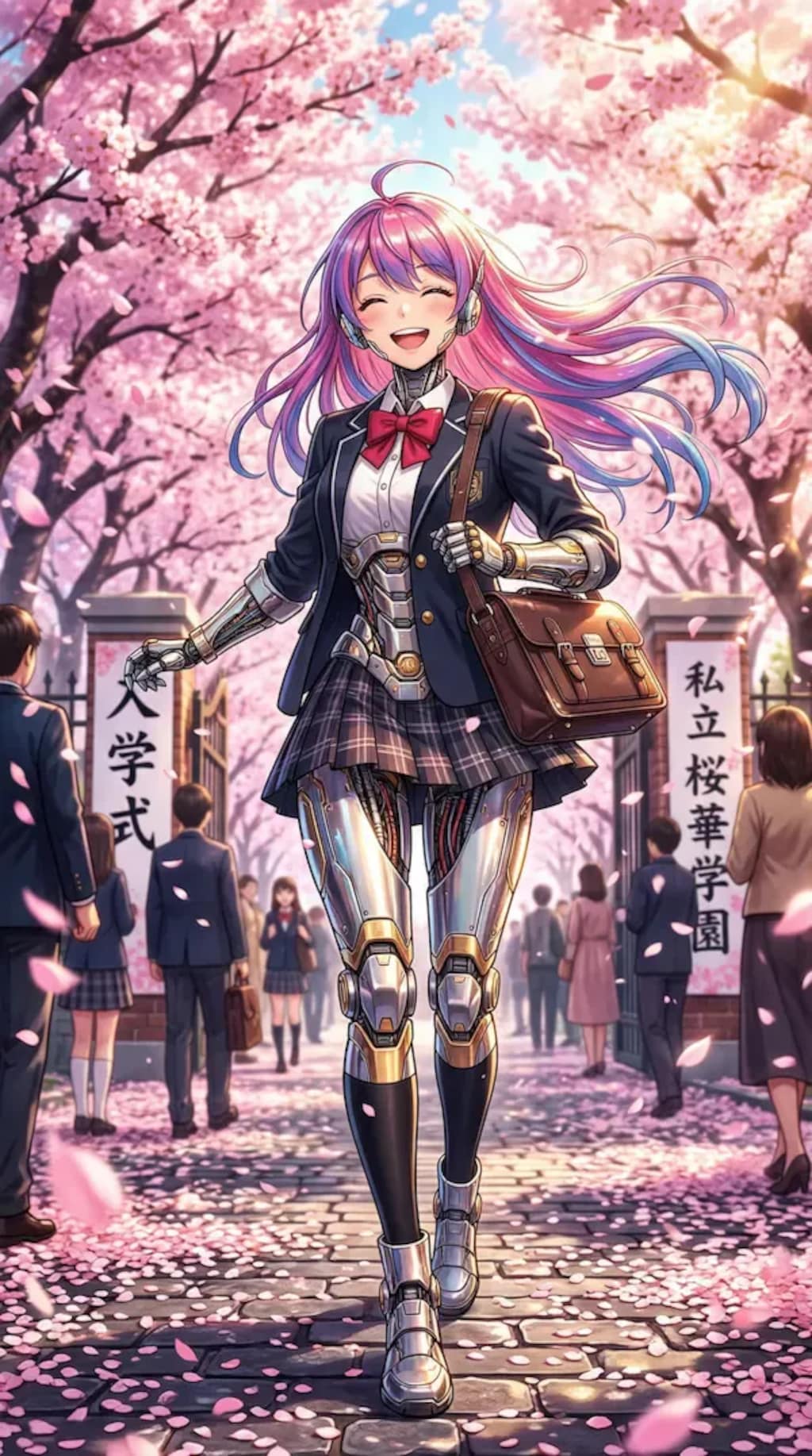 サイボーグ少女の入学