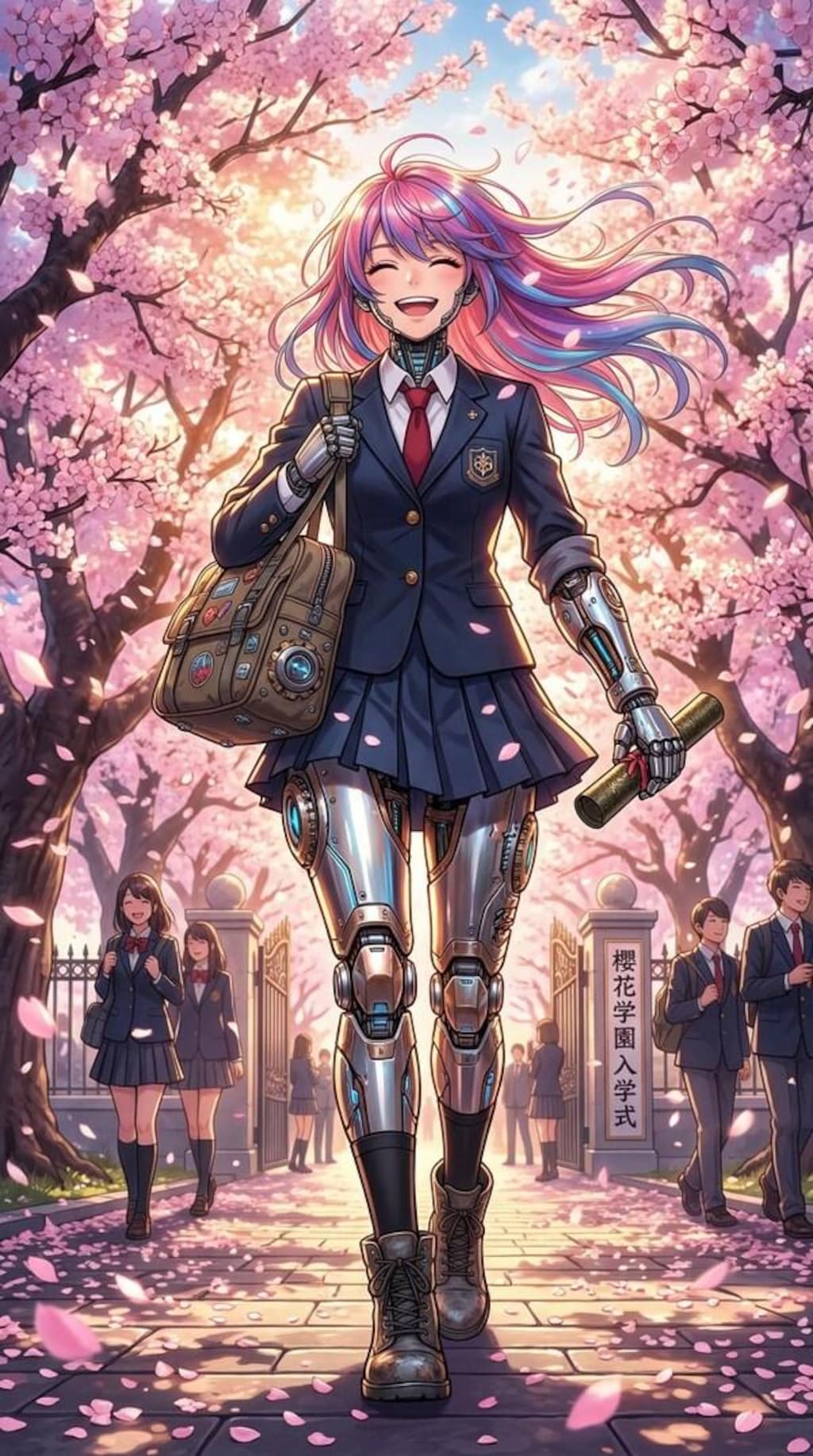 サイボーグ少女の入学