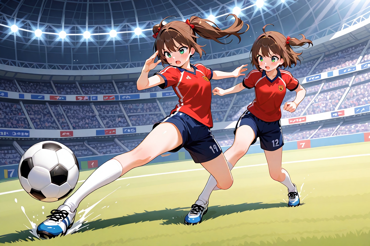 LILYでサッカー少女