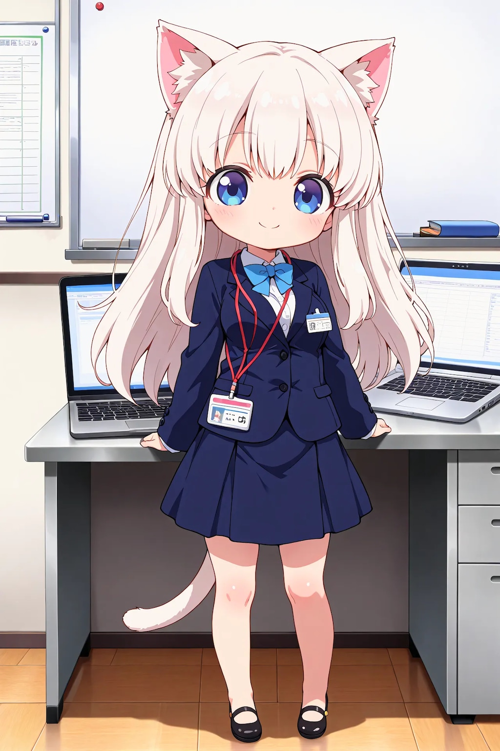 あにまるコーポレーションの新入社員・ミウちゃん