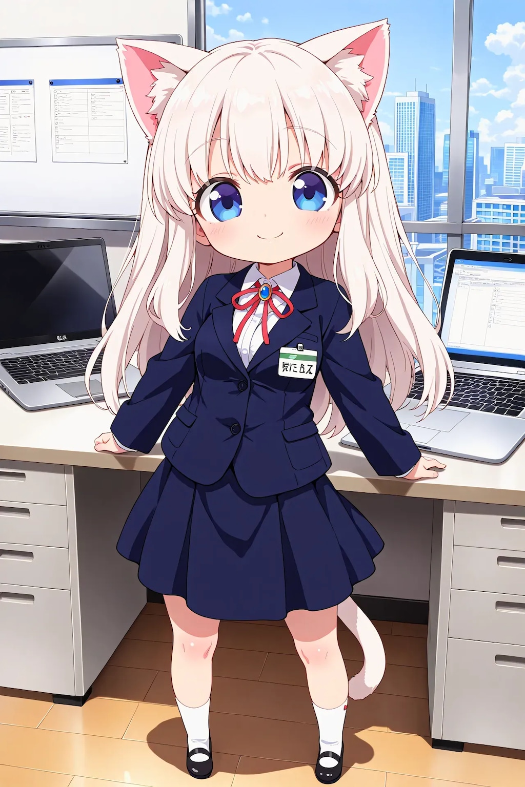 あにまるコーポレーションの新入社員・ミウちゃん