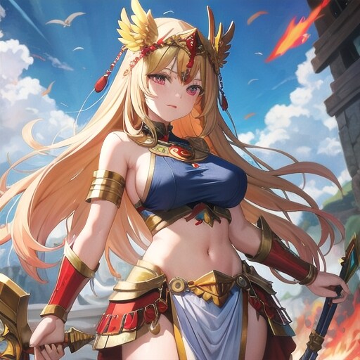 戦の女神ポレモウ