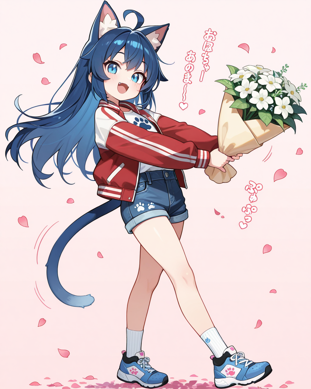 青ねこちゃんの「おはにゃ～♡」