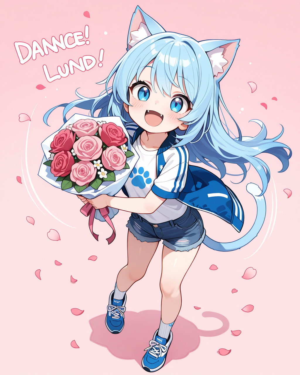 青ねこちゃんの「おはにゃ～♡」