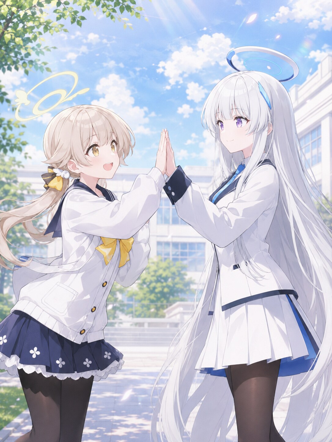 ハイターッチ！✋✨✋③ | の人気AIイラスト・グラビア