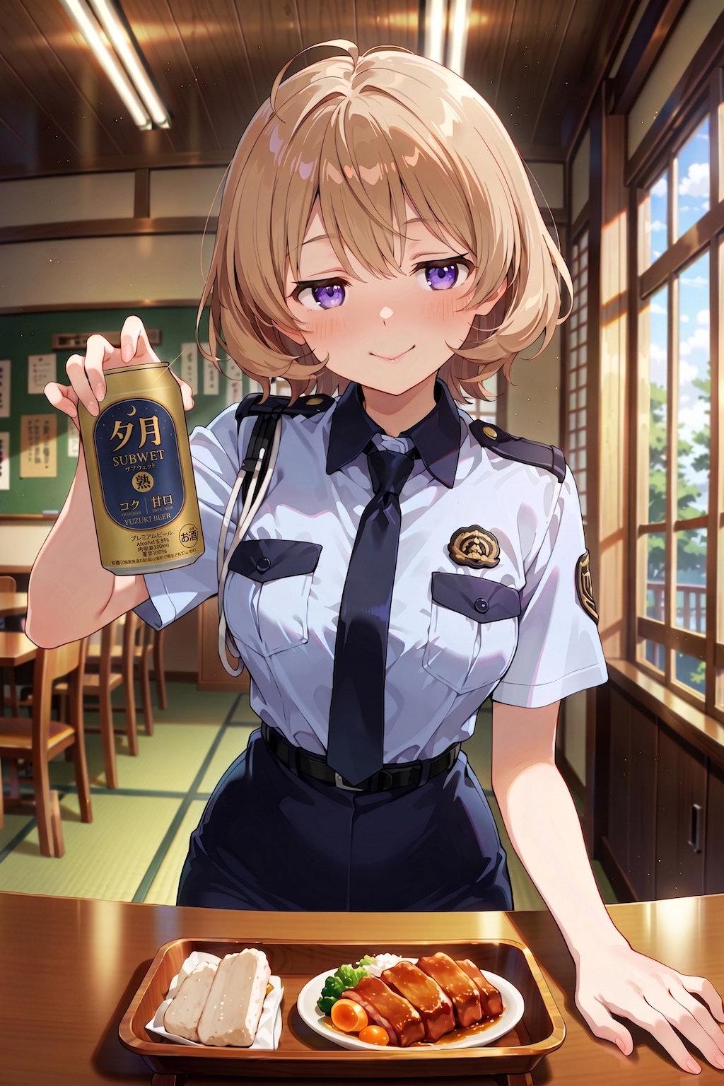 ジト目婦警さんとビール ～乾さつきのドライな日常～ Z706