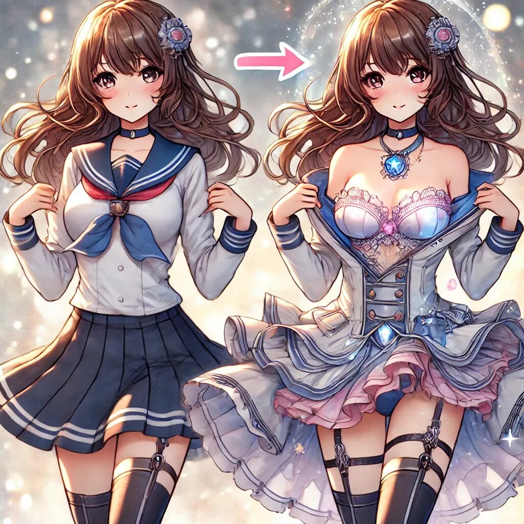 俺の幼馴染は変身できる。 | の人気AIイラスト・グラビア