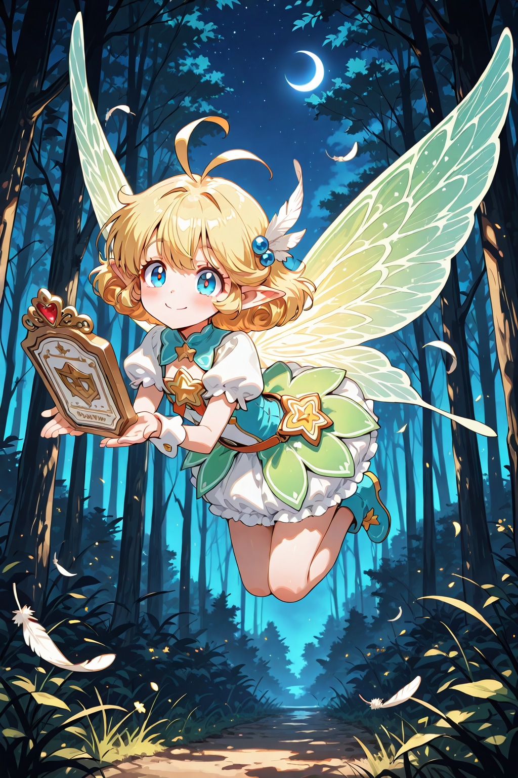 夜を飛び回る妖精 | の人気AIイラスト・グラビア