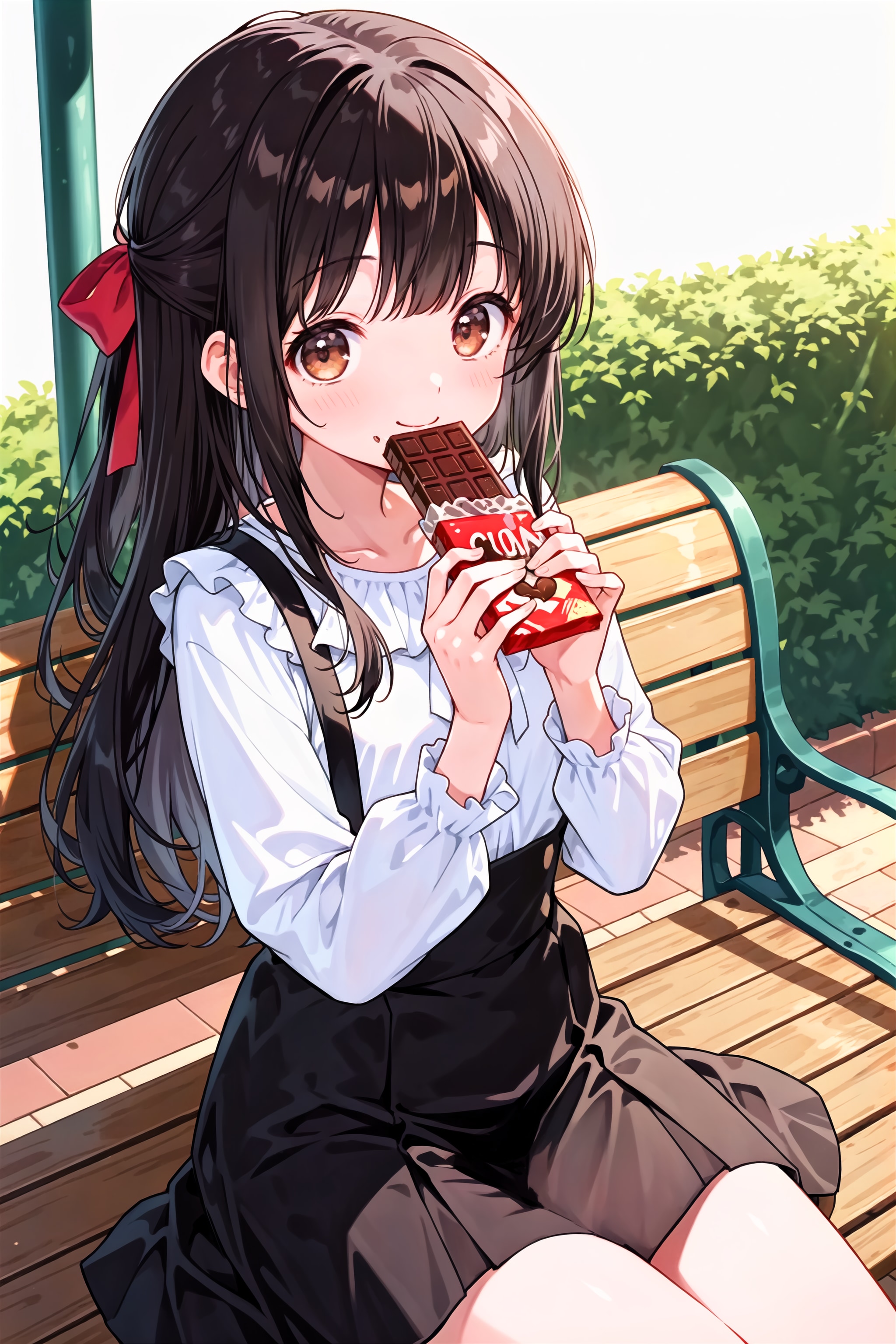 板チョコをガシっとやる | の人気AIイラスト・グラビア