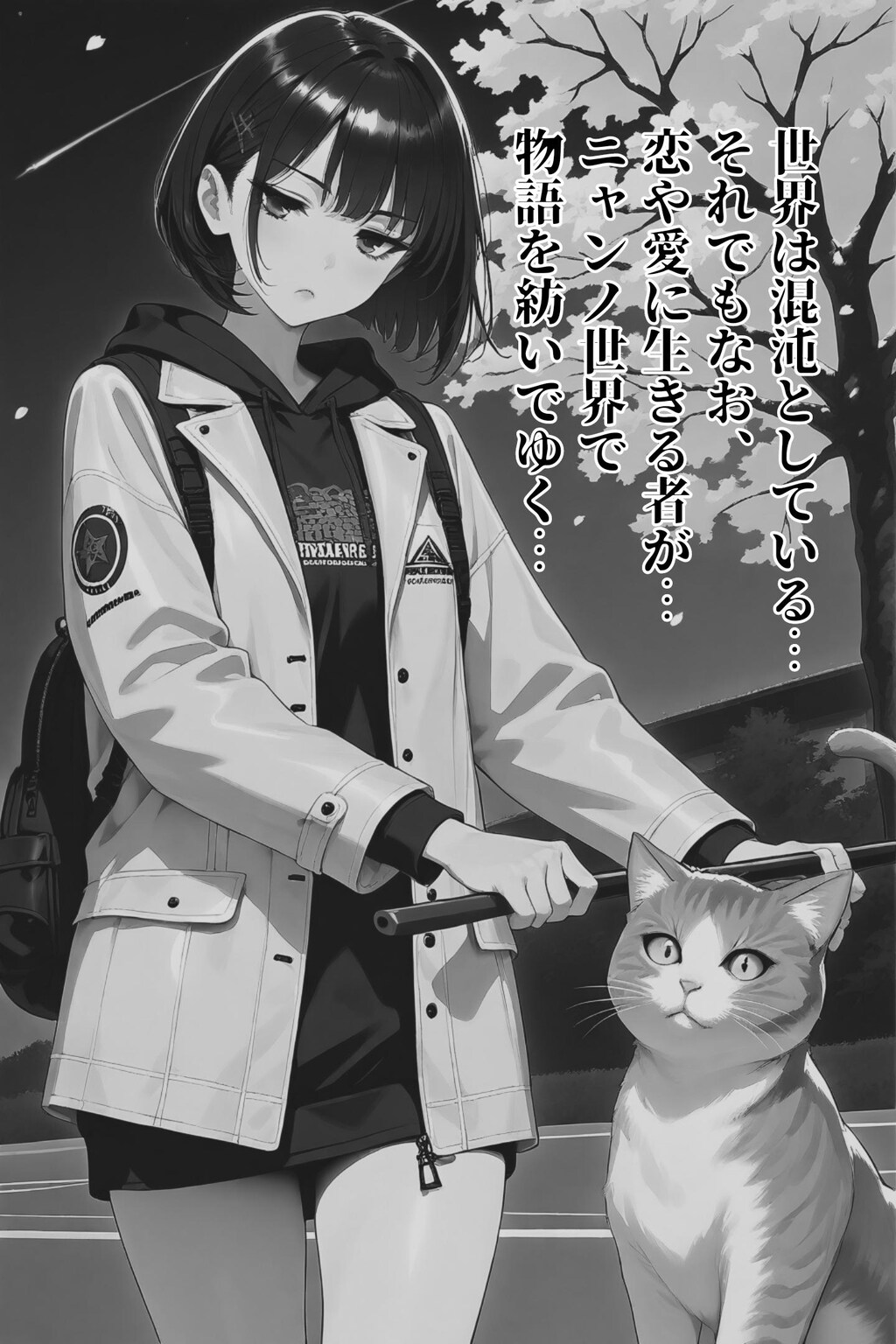 小説『終末桜の木の下で』【ニャンノ世界】