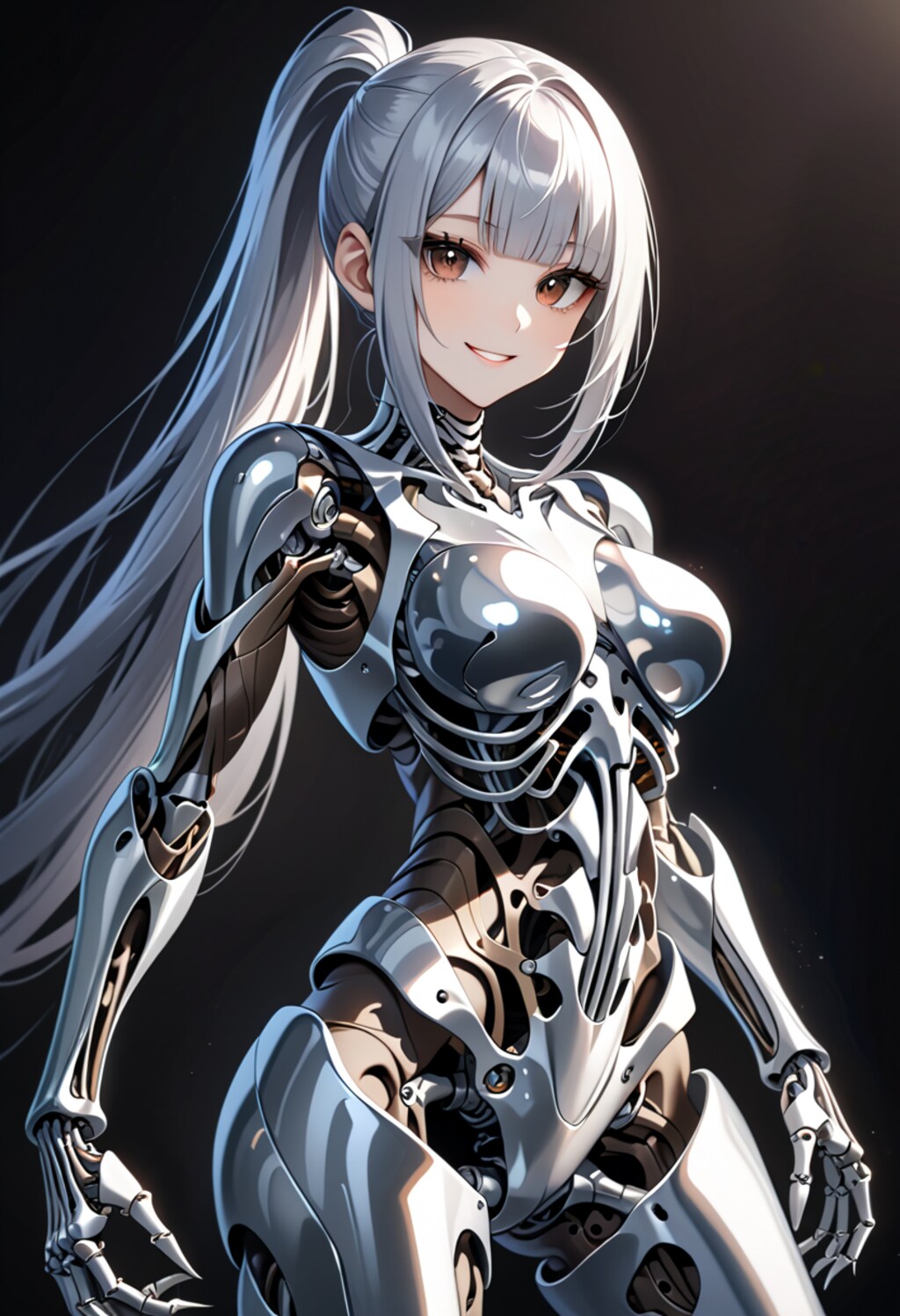 skeletonizedメカ子