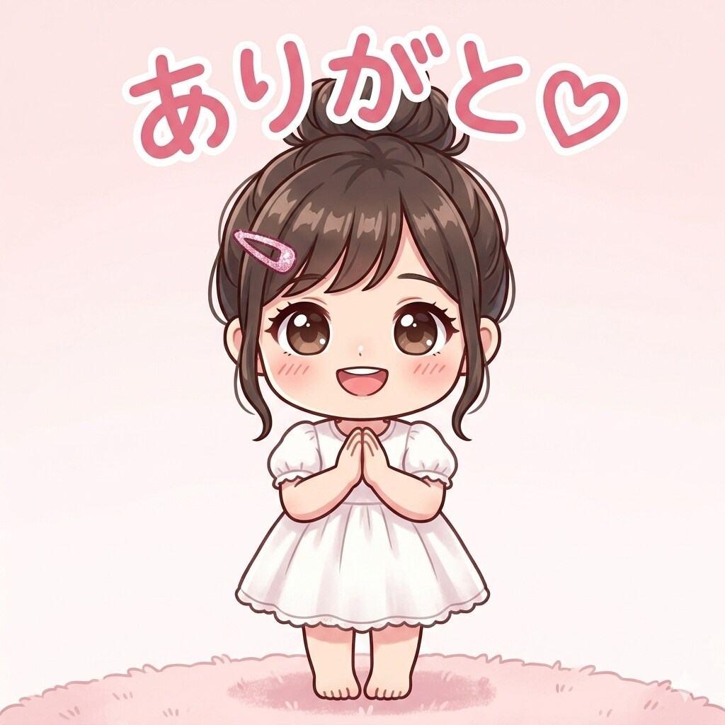 ありがと♡（ちびちゃん）