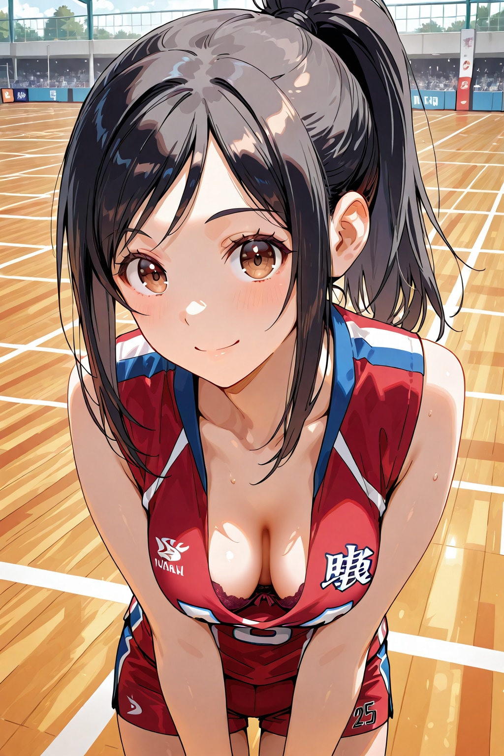 胸チラ023