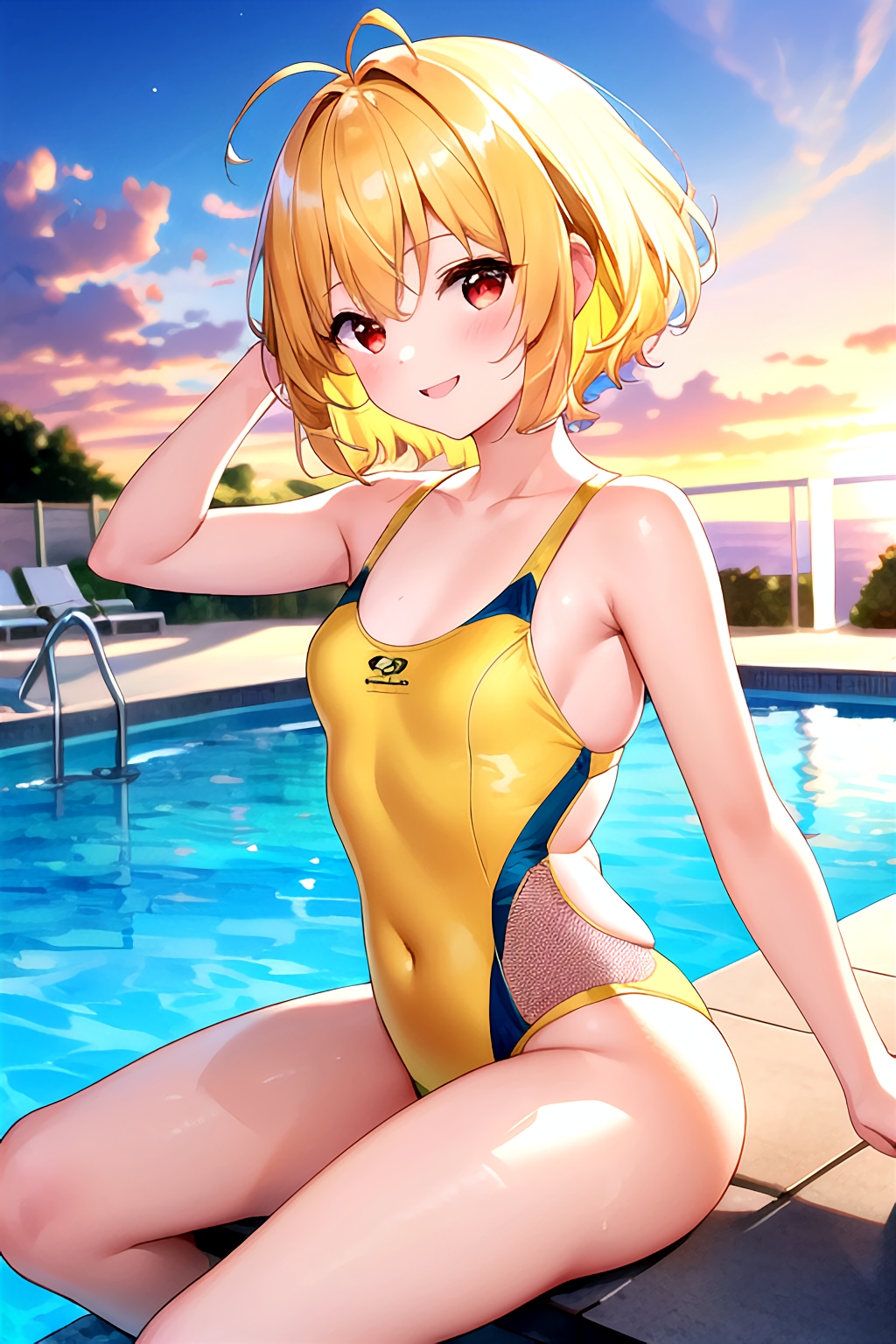 青春？のスク水撮影会