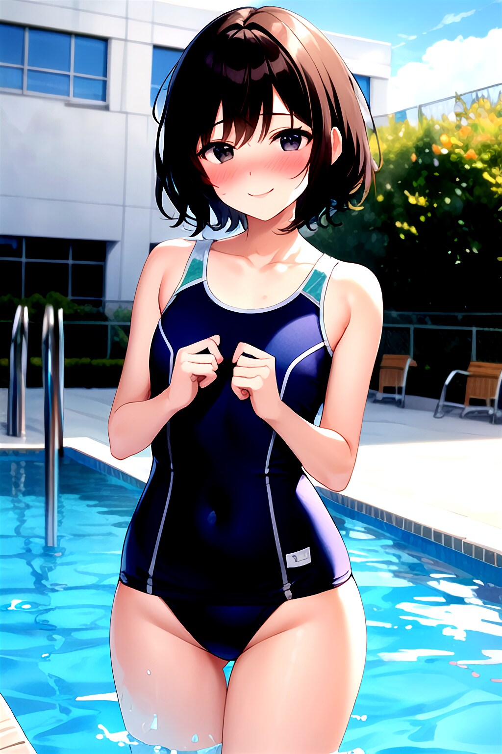 青春？のスク水撮影会